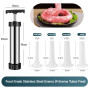 Poussoir à Saucisses Manuel, Smavles Machine à Saucisses, Remplissage de Saucisses,Pratique Machine à saucisses et 4 Remplissage