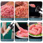 Poussoir à Saucisses Manuel, Smavles Machine à Saucisses, Remplissage de Saucisses,Pratique Machine à saucisses et 4 Remplissage