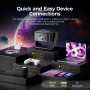 [Smart TV OS & HDR10+ & 3D Sound] 4K Vidéoprojecteur avec WiFi 6 et Bluetooth 5.4, Built-in Smart OS & Apps & Dual Speakers, 108