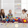 Ulifeme Jouet Instrument Musique Bois, 27 Pièces Instrument de Musique pour Enfant et Bebe, Ensemble de Jouets 100% Bois Pur, Ki