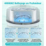 Gisaae Nettoyeur Ultrasons 660ML avec 5 Réglages de Temps, 48000Hz Nettoyeur Ultrasons Lunettes Professionnel, pour Bijoux, Mont