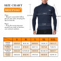 MEETYOO Tee Shirt Thermique Homme Manche Longue, Baselayer Maillot Running Vetement Fitness pour Sports Jogging Musculation Chem
