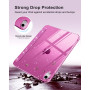 MoKo Coque pour iPad (A16) 11e Génération 11 Pouces 2025/iPad 10e Gén 10,9" 2022, Étui Scintillant, Housse avec Coque Arrière en
