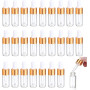 Mini Flacon Compte Gouttes 5ml - 25 Pièces Fiole en Verre Pipette pour Huile Essentielle, Expériences, Parfum D'ambiance