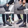 ISOOUS Chaussures de Sécurité Homme Baskets de Sécurité Femme Légère Chaussures de Travail Embout Acier Protection Antidérapant