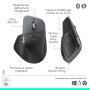 Logitech MX Master 4, Souris sans Fil Ergonomique avec Retour haptique performant avancé, défilement Ultra-Rapide, Charge USB-C,