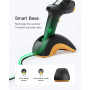 Inateck Scanner de Code-Barres Bluetooth, Scanner 2D 1D sans Fil, Scanner de Code QR, avec Écran Tactile et Base Intelligente, M