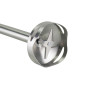 BEPER P102FRU151 Mixeur plongeant 4 en 1, mixeur multifonction avec hachoir de 500 ml, fouets, verre de 700 ml, 4 lames en acier
