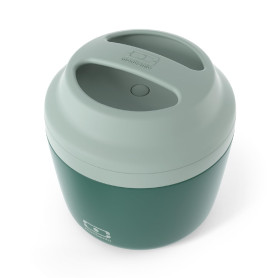 monbento - Bento Lunch Box Isotherme MB Element vert Bicolor - Lunch Box Isotherme qui Garde les Repas Chauds/Froids - Boite Rep