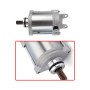 Riloer Démarreur électrique de rechange, démarreur électrique en métal pour moto, pièces de moteur de démarreur automatique comp