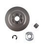 Kit de Tambour d'Embrayage Pignon 6 Dents 3/8 pouce avec Rondelle et Circlips pour Stihl 017 018 021 023 025 MS170 MS180 MS210 M