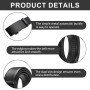 Ruvan Ceinture Homme, Ceinture Automatique En Cuir Pour Homme, Ceinture Ajustable À Boucle Automatique Pour Hommes, Largeur 35mm