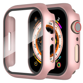 Diruite 2 Pièces Coque pour Apple Watch SE 3/2/1 /Series 6 5 4 40mm Protection Écran Dur PC Matériel Ultra Mince Verre Trempé Éc