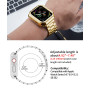BINLUN Bracelet Compatible avec Apple Watch 46mm 45mm 44mm 42mm 41mm 40mm 38mm 49mm Bracelets Acier Inoxydable Métal avec Boîtie