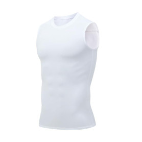 Débardeur de Compression Sport Homme Gainant Maillot de Corps Amincissant Ventre Plat Minceur Sous-vêtements