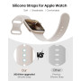 Yoohoo Bracelet en Silicone Compatible avec Bracelet Apple Watch 40mm 44mm 45mm 46mm 42mm 41mm 38mm 49mm – Design Original pour 