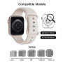 Yoohoo Bracelet en Silicone Compatible avec Bracelet Apple Watch 40mm 44mm 45mm 46mm 42mm 41mm 38mm 49mm – Design Original pour 