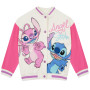 Disney Veste Stitch Et Angel | Blouson Aviateur Filles | Angel Et Stitch Vetement Fille