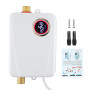 Chauffe-eau électrique instantané 3500 W 220 V avec affichage de la température LCD, 20 à 50 °C, étanche IPX4 pour douche, salle