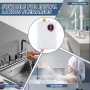 Chauffe-eau électrique instantané 3500 W 220 V avec affichage de la température LCD, 20 à 50 °C, étanche IPX4 pour douche, salle