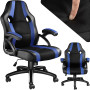 TecTake® Chaise Gaming Chaise de Bureau Fauteuil de Bureau Siège Gaming Fauteuil pivotant Design à 360°, Chaise Ergonomique, Fau