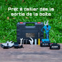 SEESII Secateur Electrique Sans Fil 40 mm –Secateur Electrique avec 2*Batteries 4000mAh, Lame SK5, Moteur Sans Balais, Écran LCD