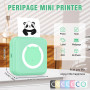 ZAKVOP Mini Imprimante Portable, Mini Imprimante Thermique, imprimante Photo Portable pour Android et iOS, imprimante sans Encre
