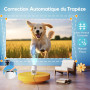 [App intégrée] Videoprojecteur 2025 Rétroprojecteur Portable Mini Projecteur, AKIYO O2 Projecteur Video Supporte 4K 1080P Auto K