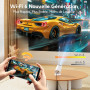 [App intégrée] Videoprojecteur 2025 Rétroprojecteur Portable Mini Projecteur, AKIYO O2 Projecteur Video Supporte 4K 1080P Auto K