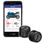 FOBO Bike 2 Système de contrôle de Pression des pneus avec Application - Capteur de Pression des pneus Intelligent Bluetooth 5.0