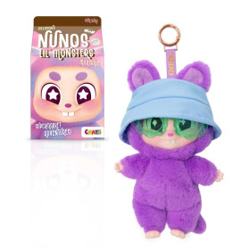Craze Nunos Lil’ Monsters – Porte clé Peluche Surprise Enfant – 7 Personnages à Collectionner, Mini Cadeau Anniversaire Enfant, 