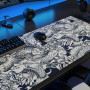 TITANWOLF - Tapis de Souris Gaming XXL 1200x400mm - Mouse Mat Extra Large XXXL 120x40 cm – sous-Main Bureau Gamer en Tissu - Hau