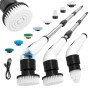 Brosse Electrique Nettoyage, Brosse de Nettoyage Electrique 9 en 1 avec 8 Têtes de Rechange pour Salles de Bains, Cuisines, Cuis