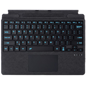 Clavier Bluetooth pour Microsoft Surface Pro Copilot+ PC (11e édition), compatible avec Pro 8 Pro 9 Pro 10/ Pro X Pro 11 générat