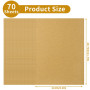 70 Feuilles de Papier Kraft Marron Cartonné - 200 g/m²/75 lb, Format A4, Papier Cartonné Épais Recto Verso pour Imprimante, Fabr