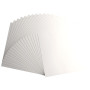 Florence Papier Cartonné Blanc Cassé Lisse - 30,5 x 30,5 cm - 20 feuilles - 216 g/m² - Papier pour Scrapbooking, Carterie, Perfo