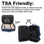 Kono Sac cabine, 55 x 35 x 20 cm, bagage à main, bagage à main, sac à dos de voyage, sac à bandoulière de 38 l