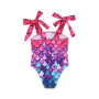 KIDDLETOWN Maillot de Bain Fille Maillot de Natation Une Pièce Enfant Anti UV Bikini de Plage/Piscine pour Enfant 3-12 Mois/1~7 