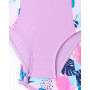 WYTbaby Maillot de bain une pièce sans manches avec short imprimé tropical pour filles de 7 à 14 ans