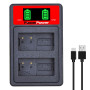 Pickle Power DMW-BLC12 Lot de 2 Batteries et Double Chargeur LED pour Appareil Photo Panasonic Lumix DMC-GH2 G5 G6 G7 GX8 G85 DM