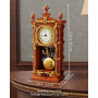 TYCOLE Horloge murale vintage classique jouet avec véritable fonction horloge et manuelle – pendule mécanique branchable – décor
