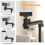 CISSIYOG Support videoprojecteur, support projecteur, réglable en hauteur, pied videoprojecteur pivotant à 360°, support videopr