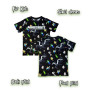 T-shirt enfant Creeper Minecraft - T-shirt garçon noir en coton avec imprimé officiel - T-shirt enfant gadget Minecraft - Idée c