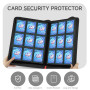 Deoyibu Classeur de cartes avec 9 poches, pour 360 cartes à collectionner, album double face avec fermeture éclair, classeur pou