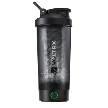 VOLTRX Titanus Bouteille shaker de protéines, mélangeur de protéines électrique rechargeable USB C, pour shakes protéinés et sha