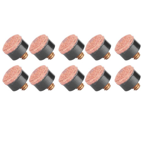 Bouts de Queue de Billard, Pièces de Rechange de Bout de Poteau de Queue de Billard de Billard 10pcs 10mm 11mm 12mm 13mm[10mm]