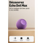 Nouvel Amazon Echo Dot Max : enceinte Alexa avec son qui emplit la pièce et hub connecté intégré, Améthyste