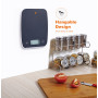 GRIFEMA GA2004, Balance de Cuisine Numérique, Balance Alimentaire avec Écran LCD, (1g-5kg) Poids en Grammes et en Oz pour la Pât
