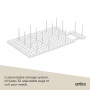 Umbra Peggy Plateau Organisateur pour placards, étagères et tiroirs de Cuisine - Système réglable, polystyrène, Blanc