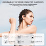 Casque Conduction Osseuse Bluetooth, Open Ear Sport Écouteur Conduction Osseuse Sans Fil Oreilles Ouvertes avec Micro, IP55 Étan
